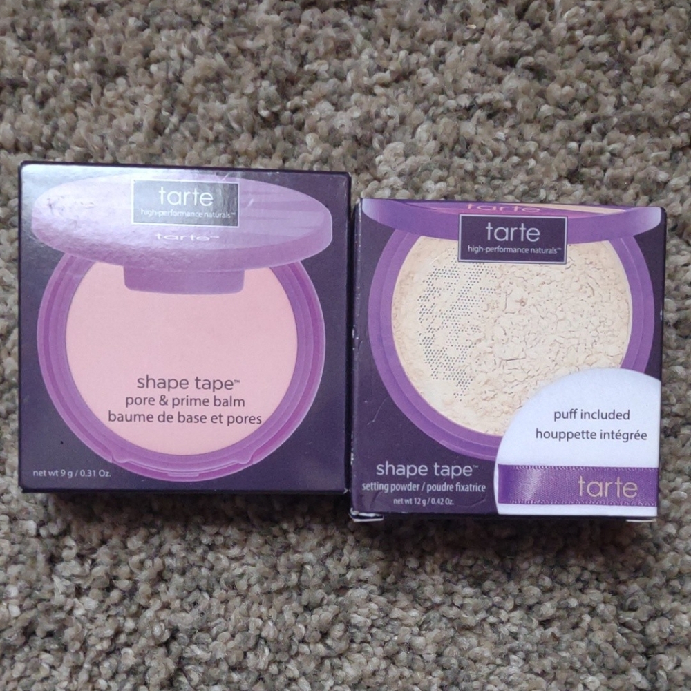 Tarte Shape Tape Pore Prime Balm And Setting Powder